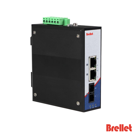 2 Ports Industrial Ethernet Media Converter