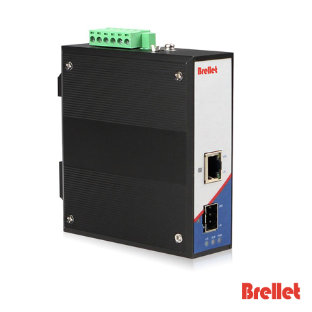 1 Port Gigabit Industrial Ethernet Media Converter