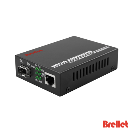 SFP Ethernet Media Converter with POE Function